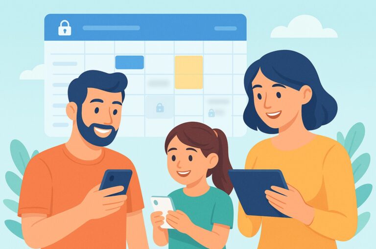 Privacy-Focused Family Calendar